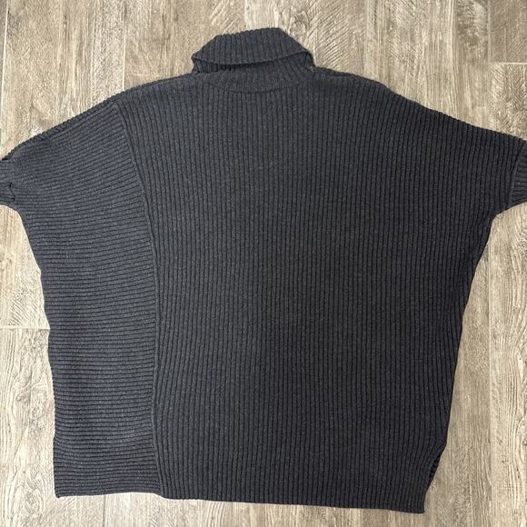 CABI Cocoon Cardigan Slouchy Ribbed Knit Minimalist Lagenlook Slate Gray S - Picture 4 of 12